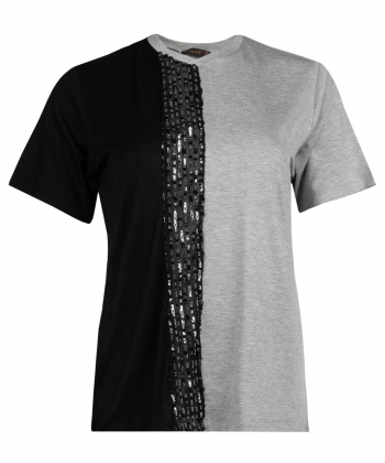 تیشرت یقه هفت زنانه موگه Muguet کد 48088