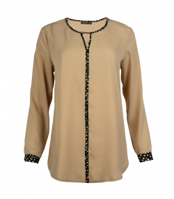 بلوز یقه گرد زنانه موگه Muguet کد 2006