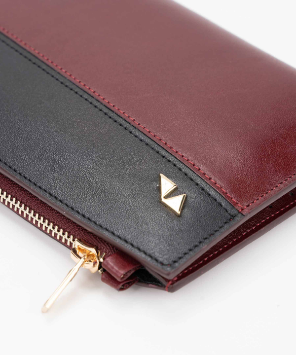 کیف پول زنانه چرم طبیعی چرم مشهد Mashad Leather کد D5087