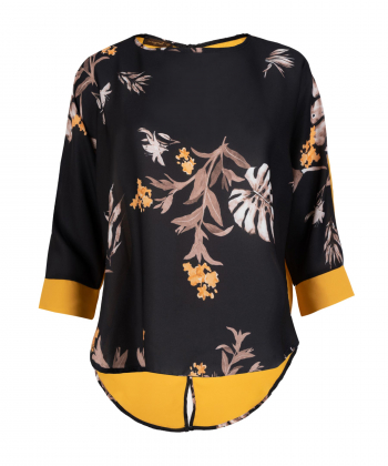 بلوز طرح دار زنانه موگه Muguet کد 47499