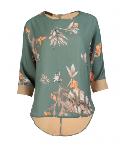 بلوز طرح دار زنانه موگه Muguet کد 47499