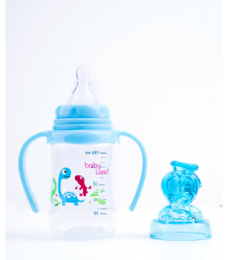 شیشه شیر کلاسیک دسته دار بی بی لند Baby Land مدل 510 حجم 150 میلی لیتر