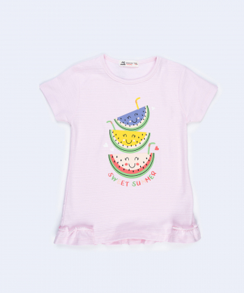 ست تیشرت و شلوار دخترانه نونا Nona کد 11057