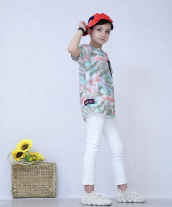 تیشرت نخی پسرانه نونا Nona کد b0113