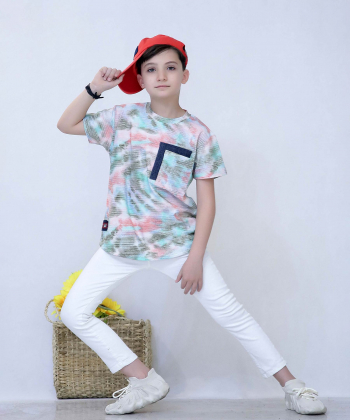 تیشرت نخی پسرانه نونا Nona کد b0112
