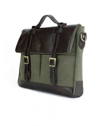 کیف اداری مردانه چرم طبیعی صاد Saad کد JR330