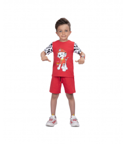 ست تیشرت و شلوارک پسرانه تودوک TwoDook کد 5947