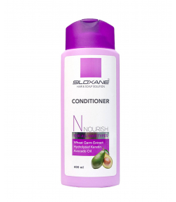 نرم کننده موی سر سیلوکسان Siloxane مدل Nourish حجم 400 میلی لیتر