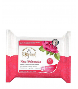 دستمال مرطوب پاک کننده آرایش سون کوئین 7Queen بسته 27 عددی