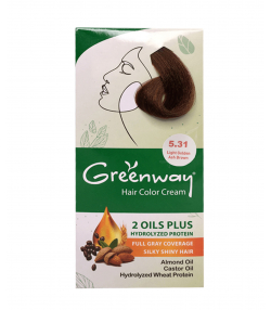 کیت رنگ موی گرین وی Greenway سری طلایی حجم 50 میلی لیتر