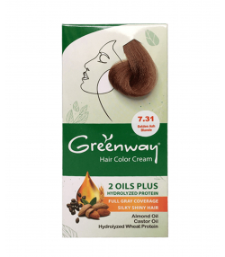 کیت رنگ موی گرین وی Greenway سری طلایی حجم 50 میلی لیتر