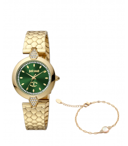 ست ساعت مچی و دستبند زنانه جاست کاوالی Just Cavalli کد JC1L194M0065