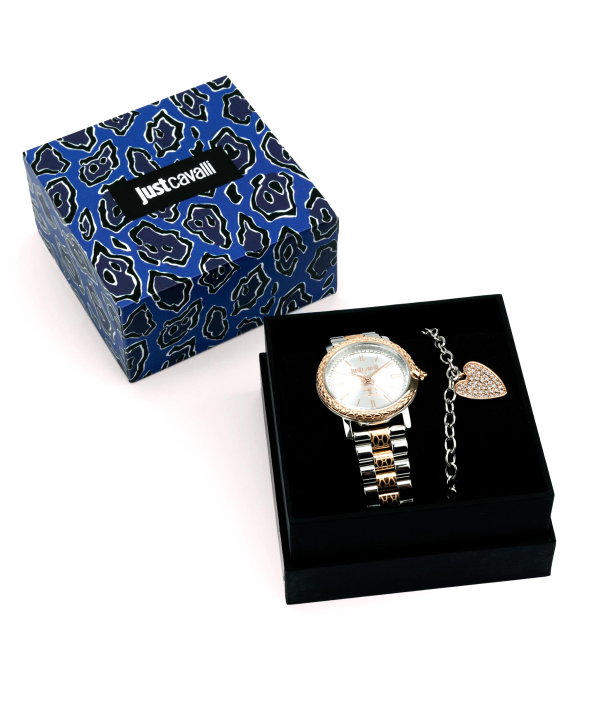 ست ساعت مچی و دستبند زنانه جاست کاوالی Just Cavalli کد JC1L212M0115