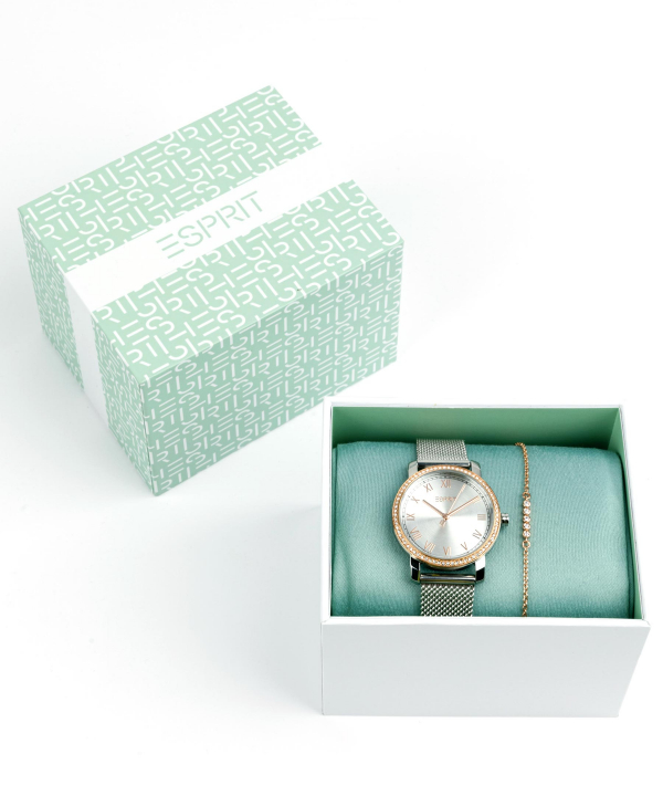 ست ساعت مچی و دستبند زنانه اسپریت Esprit کد ES1L282M0135