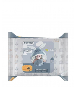 دستمال مرطوب کودک مدل Sensitive سون کویین 7Queen بسته 27 عددی
