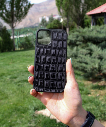 کاور گوشی اپل IPhone 12 Mini چرم طبیعی بیسراک Bisrak