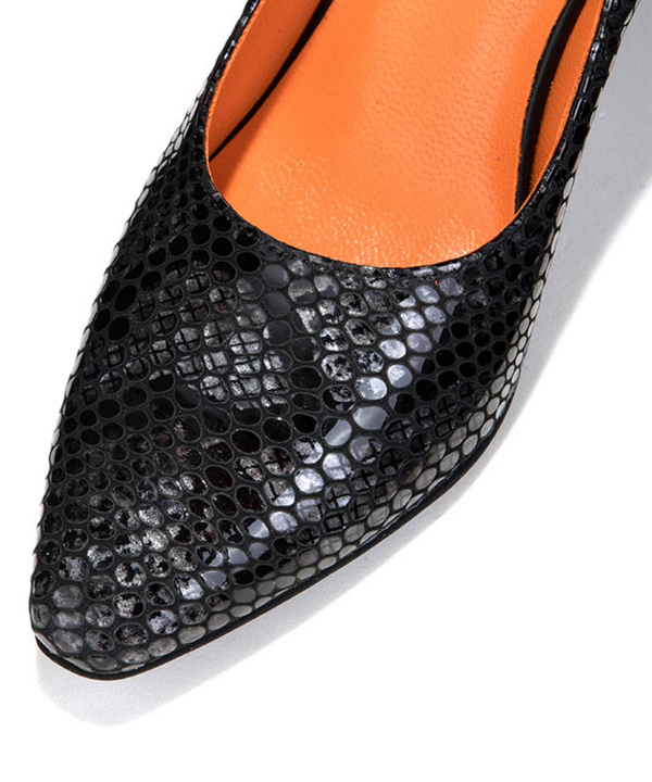 کفش مجلسی چرم طبیعی زنانه چرم مشهد Mashad Leather کد J2549