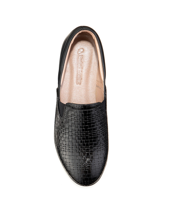 کفش راحتی چرم طبیعی زنانه چرم مشهد Mashad Leather کد J2561