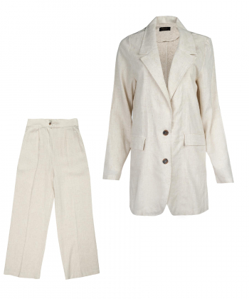 ست مانتو و شلوار زنانه ورساچه جینز Versace Jeans کد vcw0360