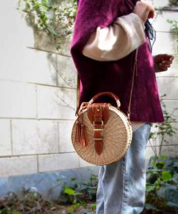کیف دوشی زنانه بیسراک مدل Wicker