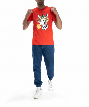 تیشرت طرح دار مردانه جوتی جینز JootiJeans کد 11573012