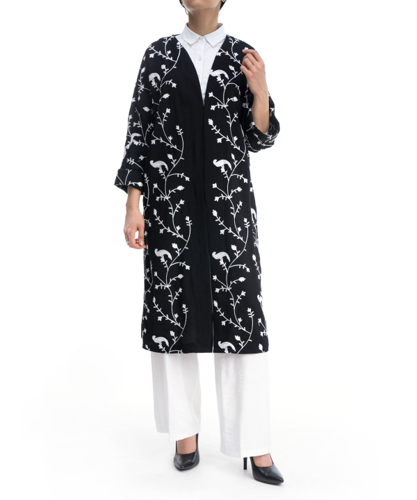 مانتو طرح دار ژوور Jour کد 2SJO238