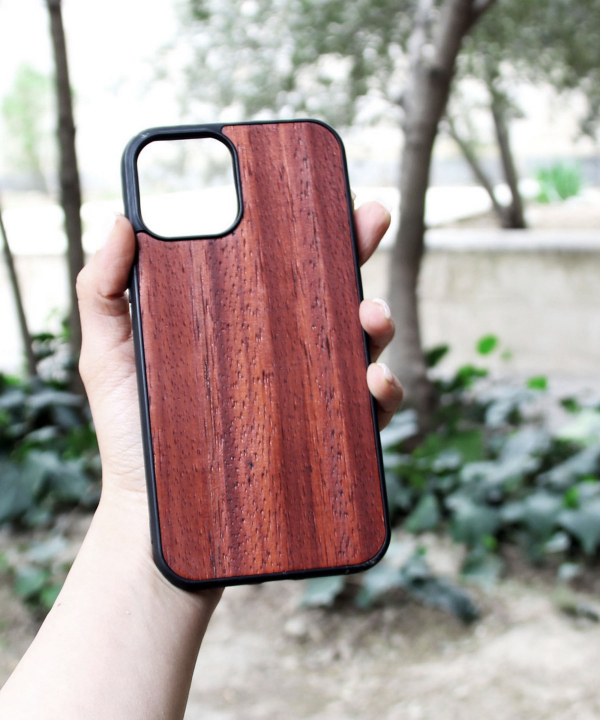 کاور موبایل اپل  IPhone 12 Pro Max چوبی بیسراک Bisrak