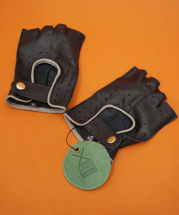 دستکش چرم طبیعی زنانه چرم لانکا Lanka Leather کد LGWD-1