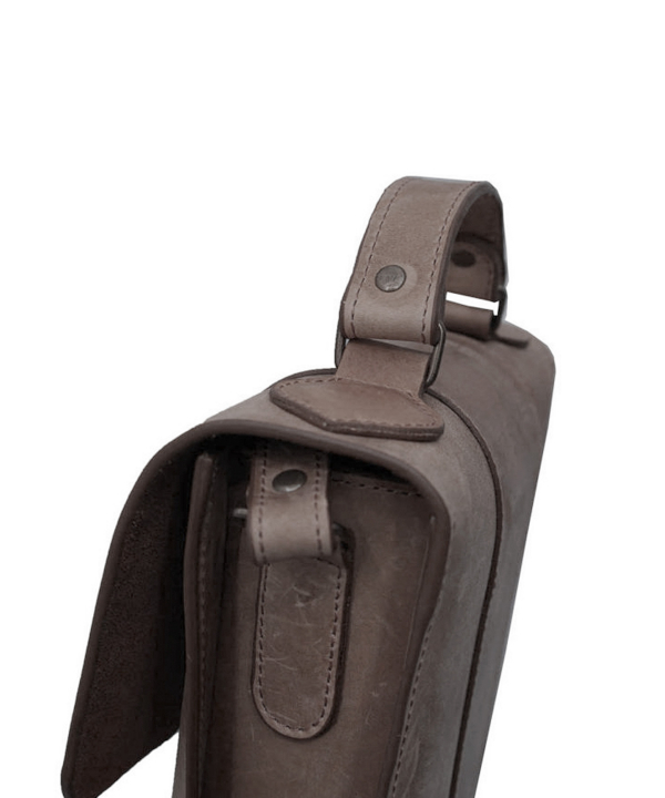 کیف دوشی چرم طبیعی چرم لانکا Lanka Leather کد CB-3-S