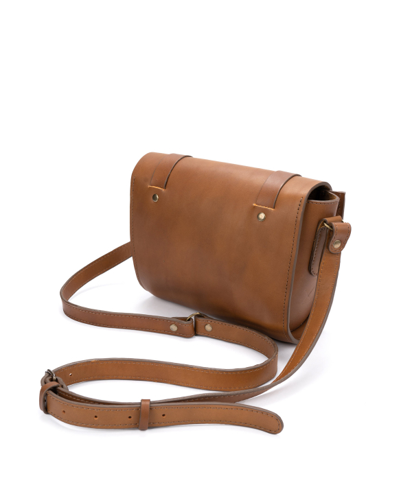 کیف دوشی چرم طبیعی چرم لانکا Lanka Leather کد CB-19-S