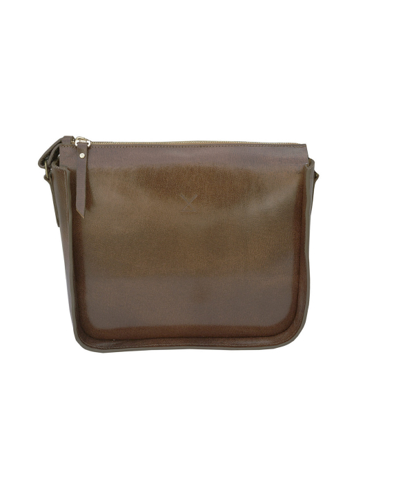 کیف دوشی چرم طبیعی زنانه چرم لانکا Lanka Leather کد CB-23