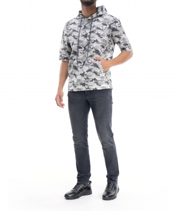 تیشرت کلاه دار مردانه جوتی جینز JootiJeans کد 11533093