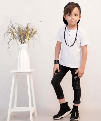 تیشرت نخی پسرانه نونا Nona کد 15002