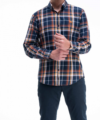 پیراهن آستین بلند مردانه آروما مدل 10402251