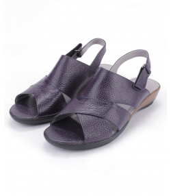صندل چرم طبیعی زنانه شهر چرم Leather City کد pc0552