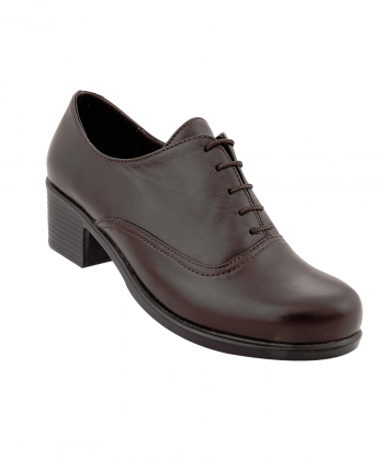 کفش پاشنه دار چرم طبیعی زنانه شیفر Shifer  کد 5332B