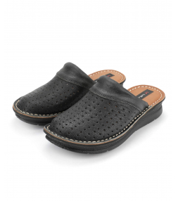 دمپایی زنانه چرم طبیعی شهر چرم Leather City کد PA007
