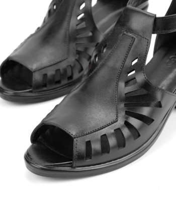 صندل چرم طبیعی زنانه شیفر Shifer کد 5332D