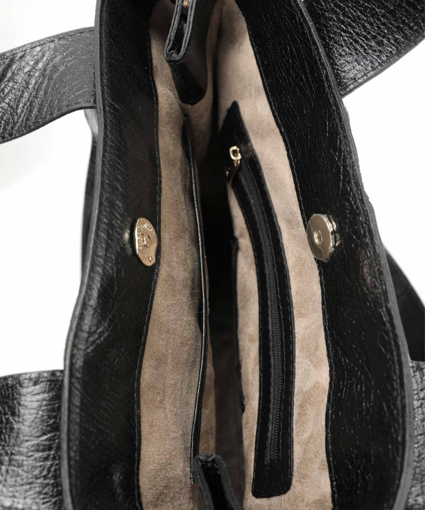 کیف دوشی زنانه چرم طبیعی چرم مشهد Mashad Leather کد S5182