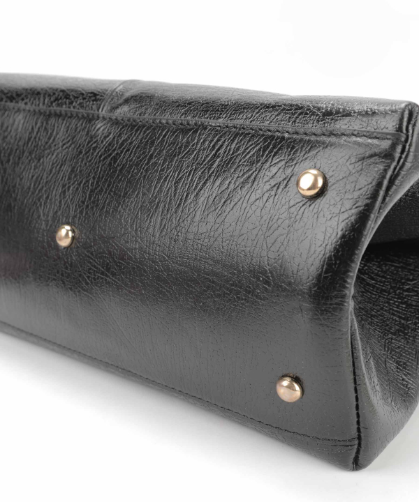 کیف دوشی زنانه چرم طبیعی چرم مشهد Mashad Leather کد S5182