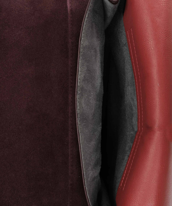 کیف دوشی زنانه چرم طبیعی چرم مشهد Mashad Leather کد S0824
