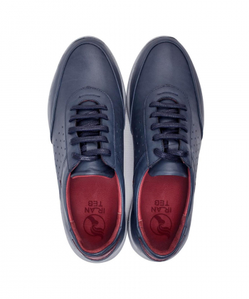 کفش روزمره چرم طبیعی زنانه ایران طب مدل آلمابندی