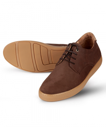 کفش روزمره چرم طبیعی مردانه ایران طب مدل پانو