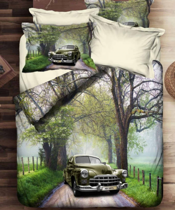 سرویس کاور لحاف یک نفره سه بعدی آلتین باشاک AltinBasak مدل Abt2