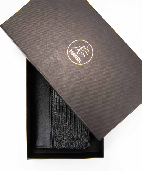 کیف پول چرم مردانه مارال چرم Maralleather  مدل ویس