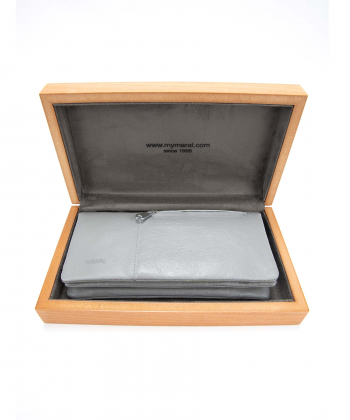 کیف پول زنانه مارال چرم Maral Leather مدل ارغوان