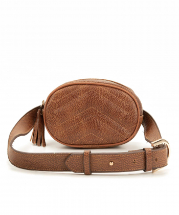 کیف کمری چرم طبیعی زنانه صاد مدل JR410