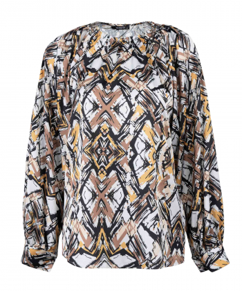 بلوز طرح دار زنانه گردیه Gordye کد 304256