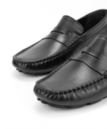 کفش کالج چرم طبیعی مردانه هوگرو Hugero کد 10248