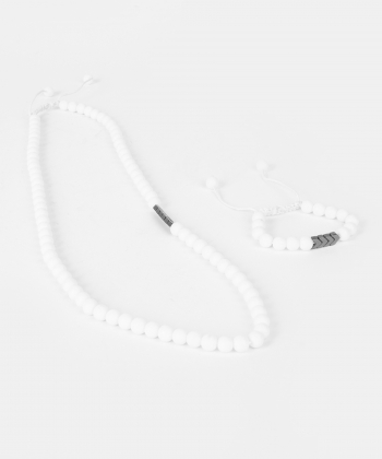 ست گردنبند و دستبند مهره ای بالون Balloon کد AC0009